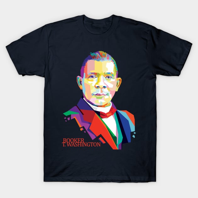 Booker T. Washington T-Shirt by Mulyadi Walet